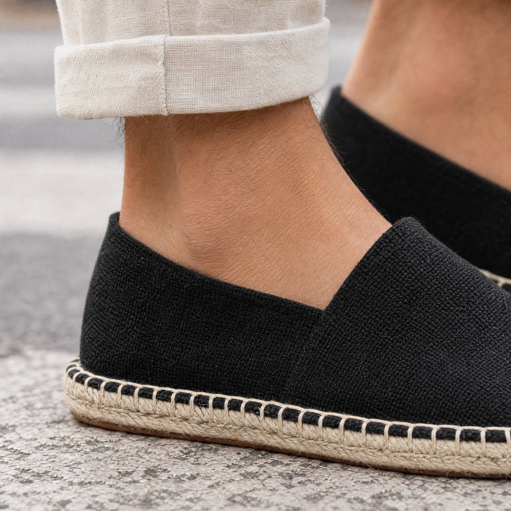 Marcello Linen Espadrilles - Alternate Angle