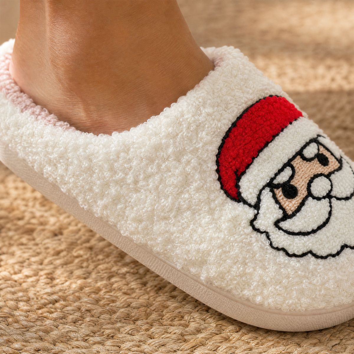 Roma Festive Slippers - Scale in Room