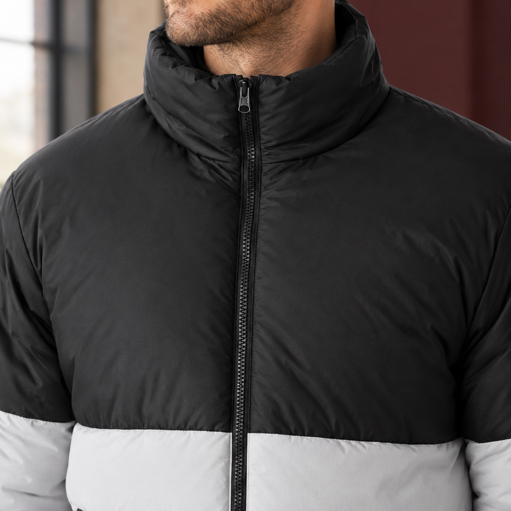 Romano Colorblock Jacket - Feature Close-up