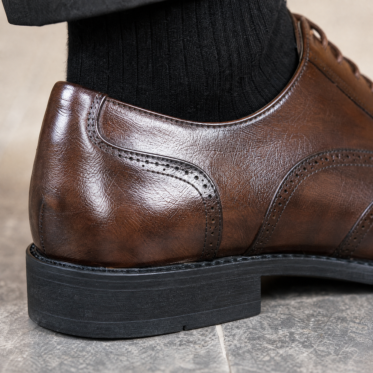 Tiepolo Brogue Oxfords - Reverse or Side Angle