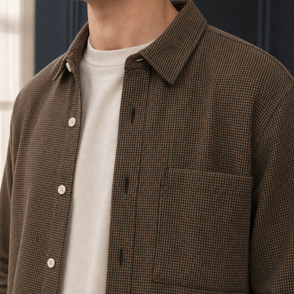Joseph Waffle Overshirt - Alternate Angle