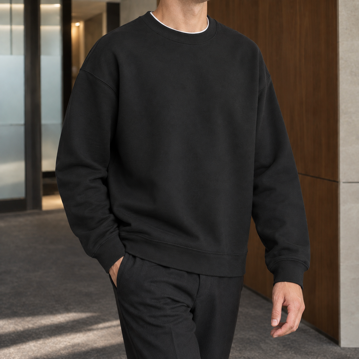 Nico Oversized Sweatshirt - Black