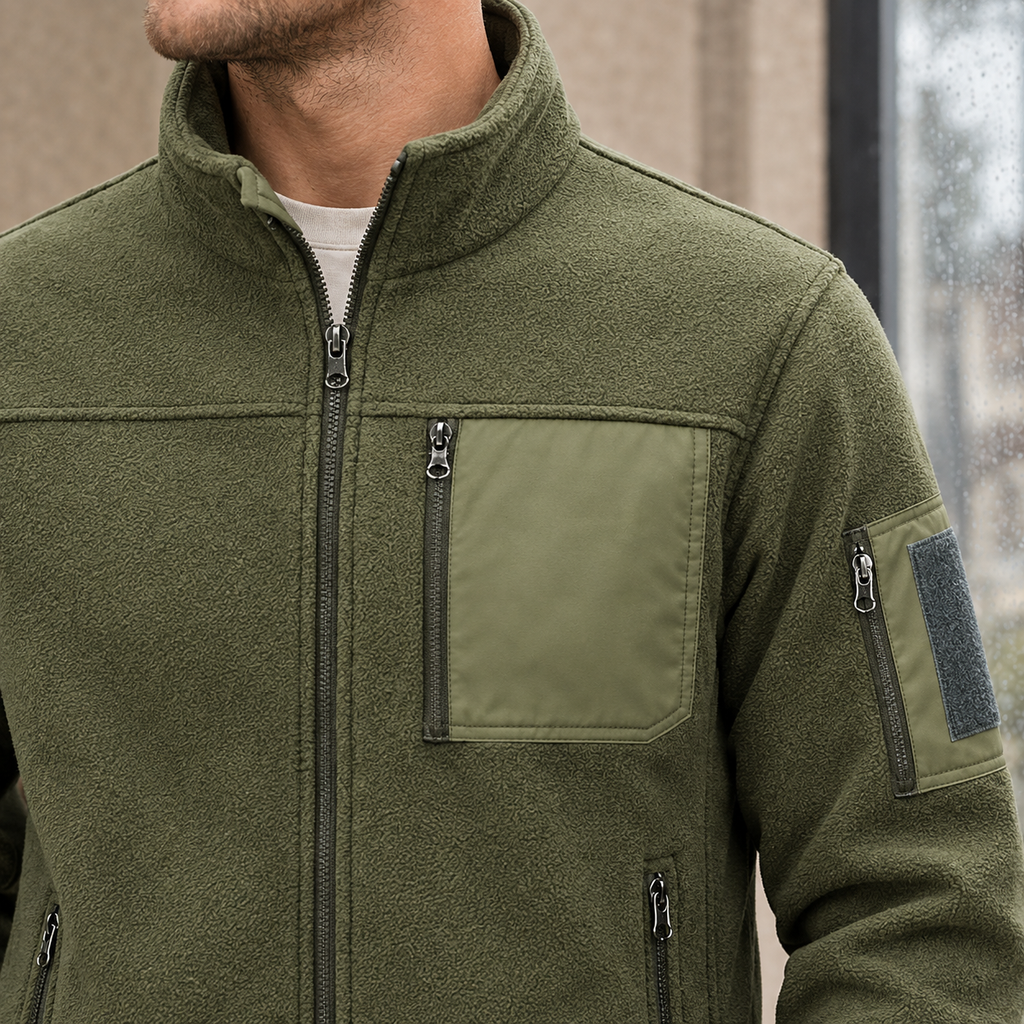 Celestin Utility Jacket - Scale in Room