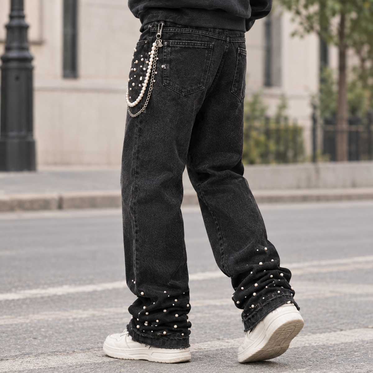 Laurence Straight Jeans - Reverse or Side Angle