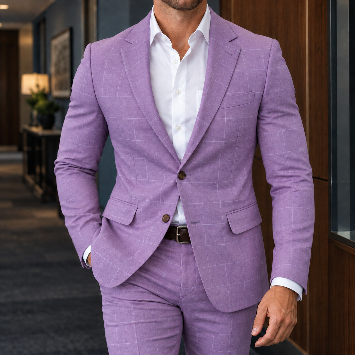 Sebastian Tailored Set - Lavender