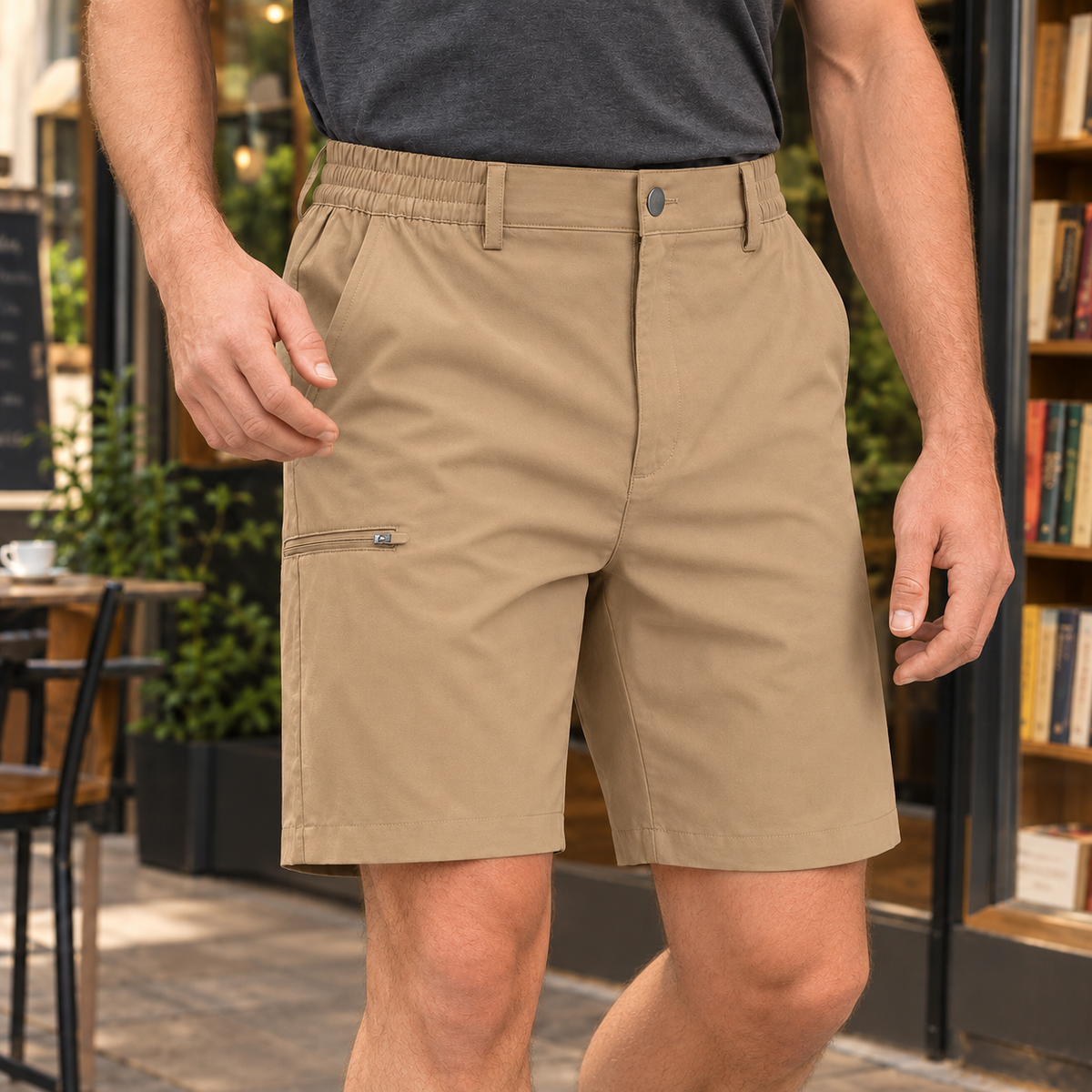 Oscar Utility Shorts - Tan
