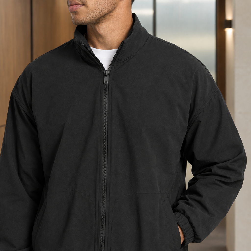 Dorian Zip Jacket - Reverse or Side Angle
