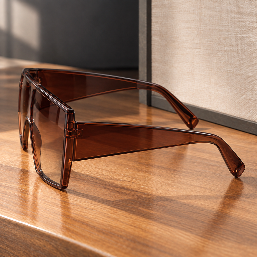 Poggio Oversized Sunglasses - Reverse or Side Angle