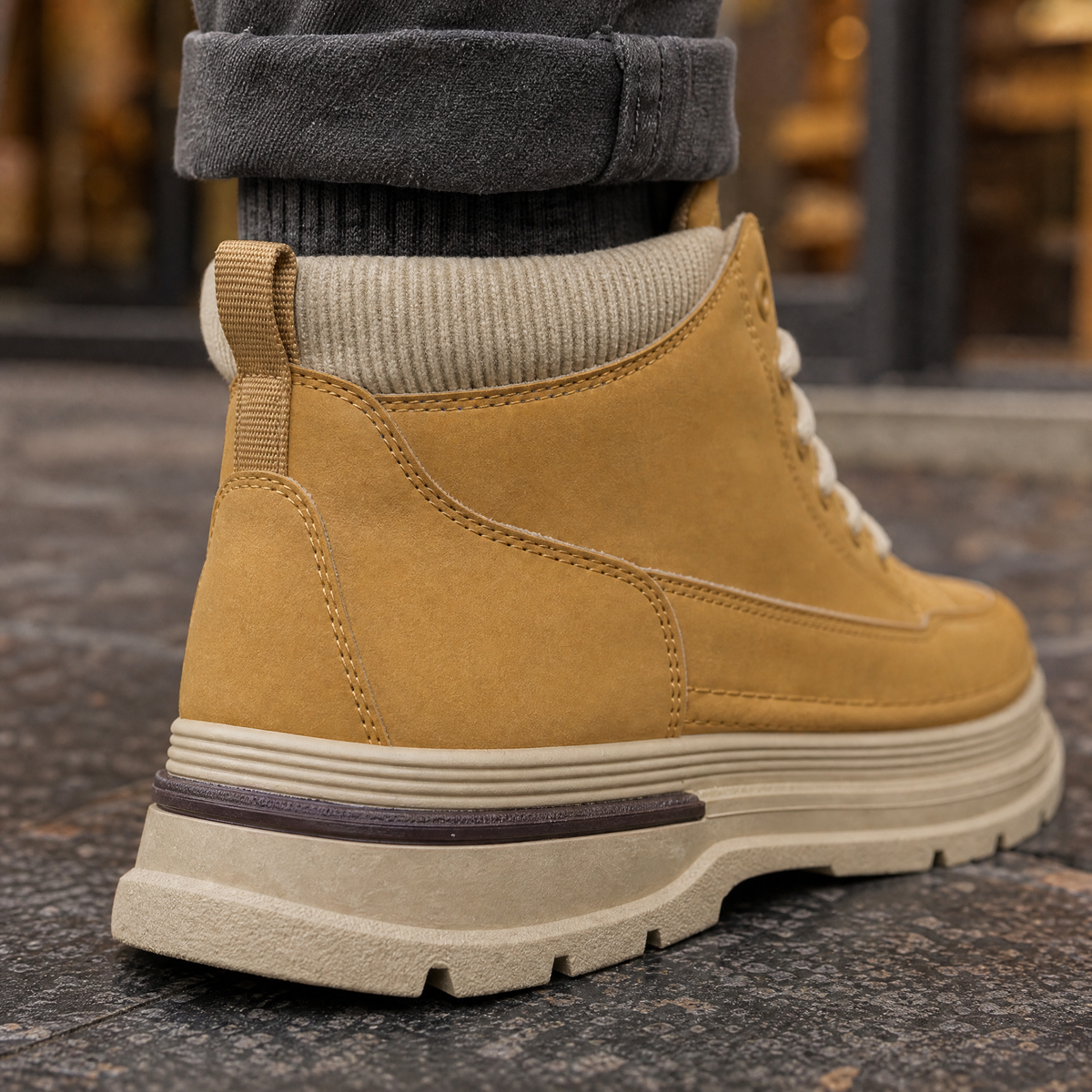 Grimaldi Platform Boots - Reverse or Side Angle