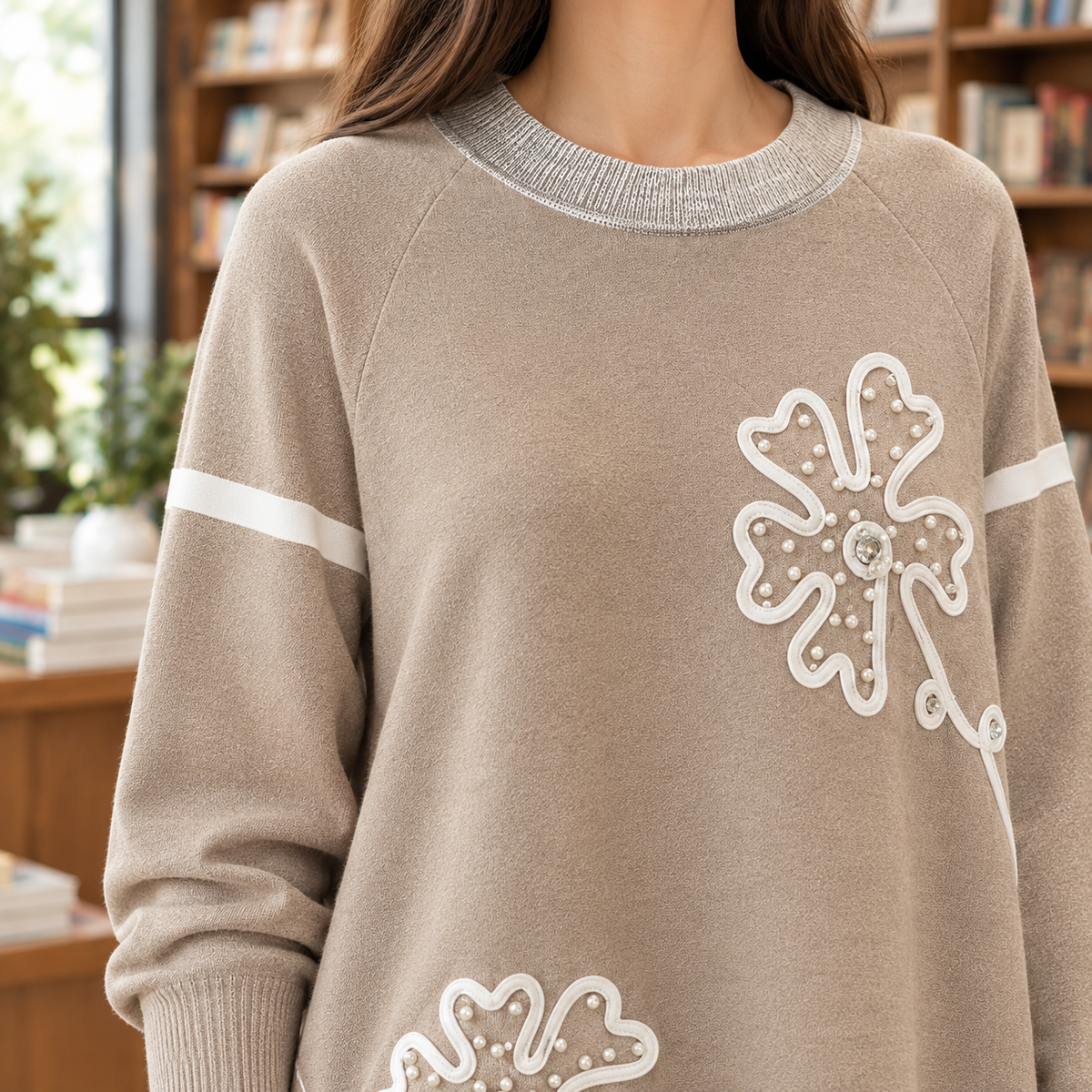 Perpetua Floral Knit Set - Alternate Angle