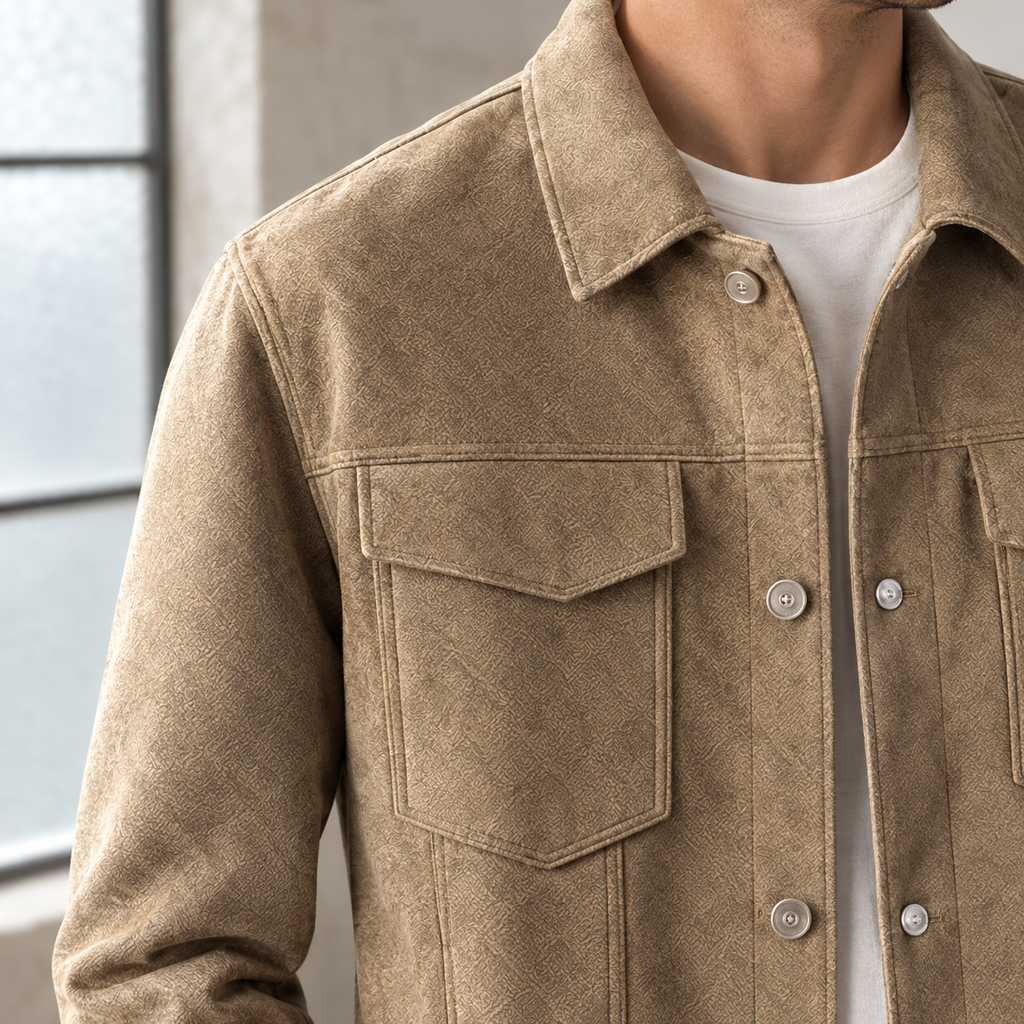 Blake Trucker Jacket - Feature Close-up