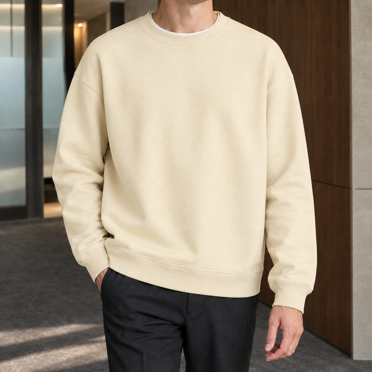 Nico Oversized Sweatshirt - Ivory
