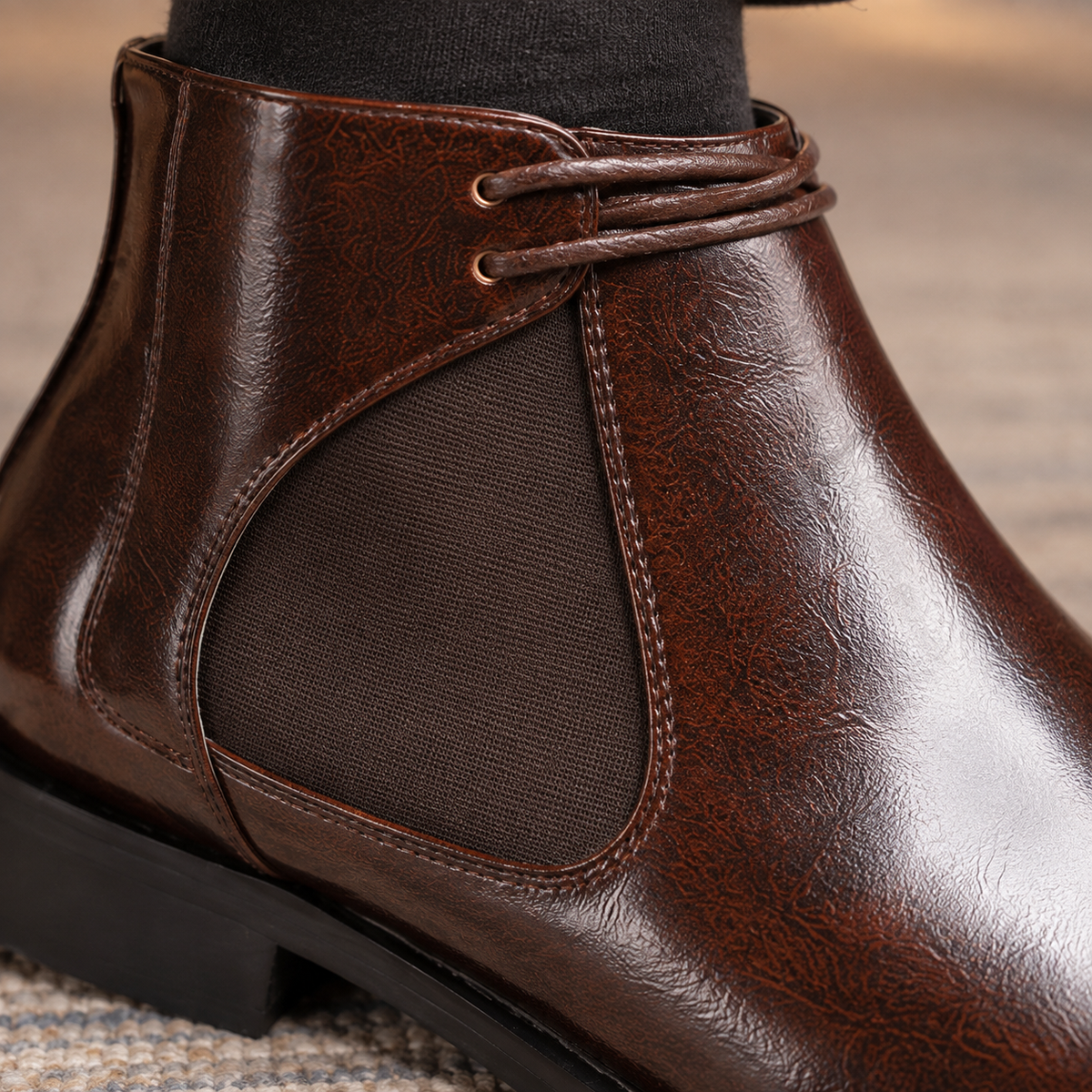 Solari Chelsea Boots - Feature Close-up