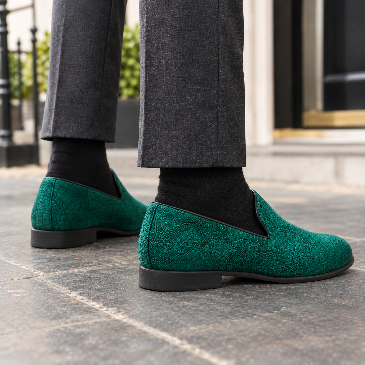 Palladio Suede Loafers - Reverse or Side Angle