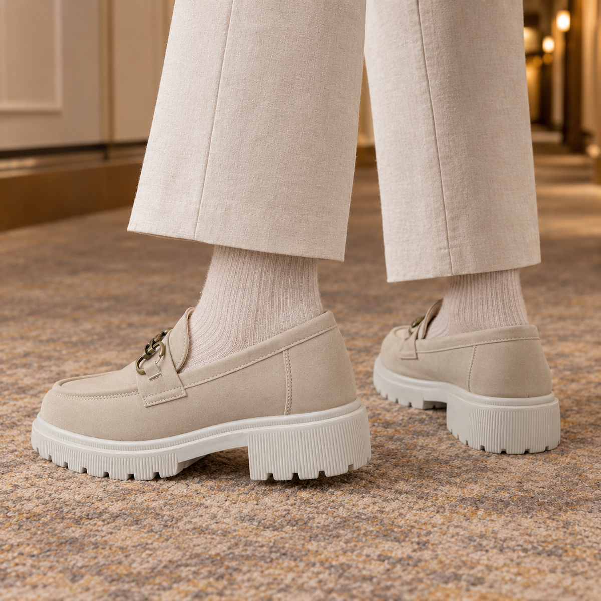 Galli Chain Loafers - Reverse or Side Angle
