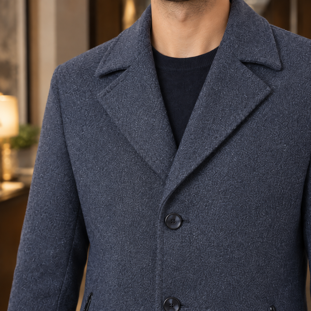 Aaron Tailored Coat - Feature Close-up